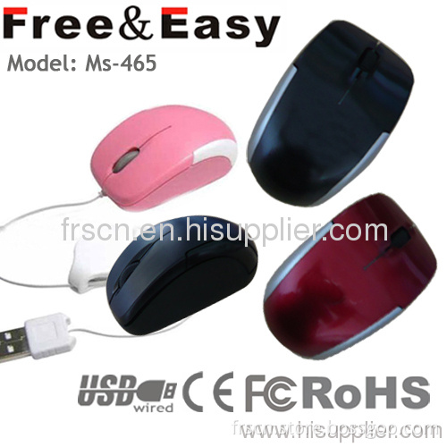 Soft Rubber Button 3d Usb Computer Wired Optical Mouse 